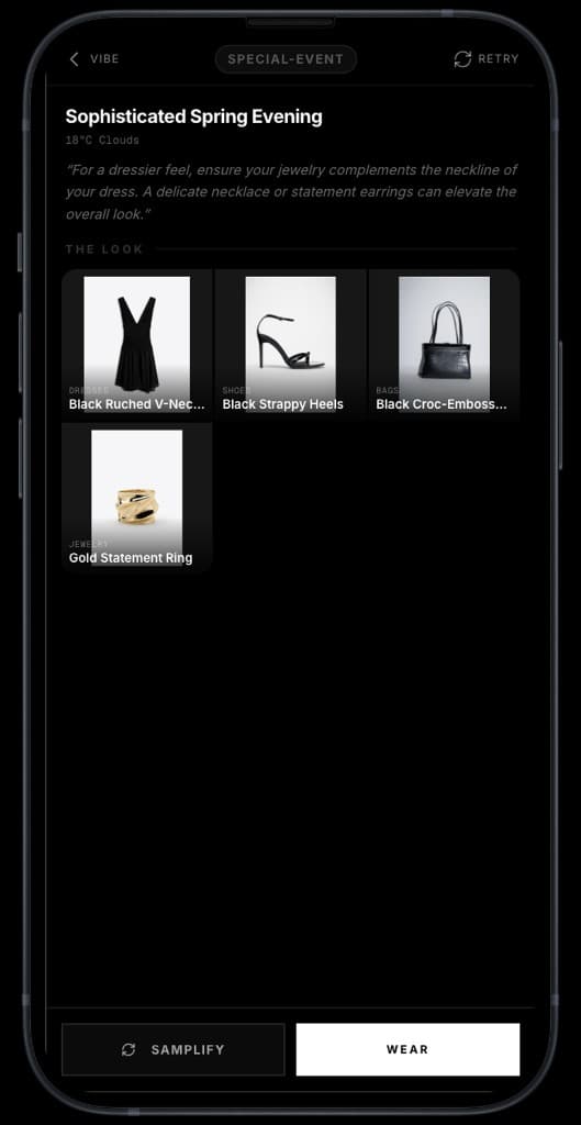 Get dressed iPhone mockup