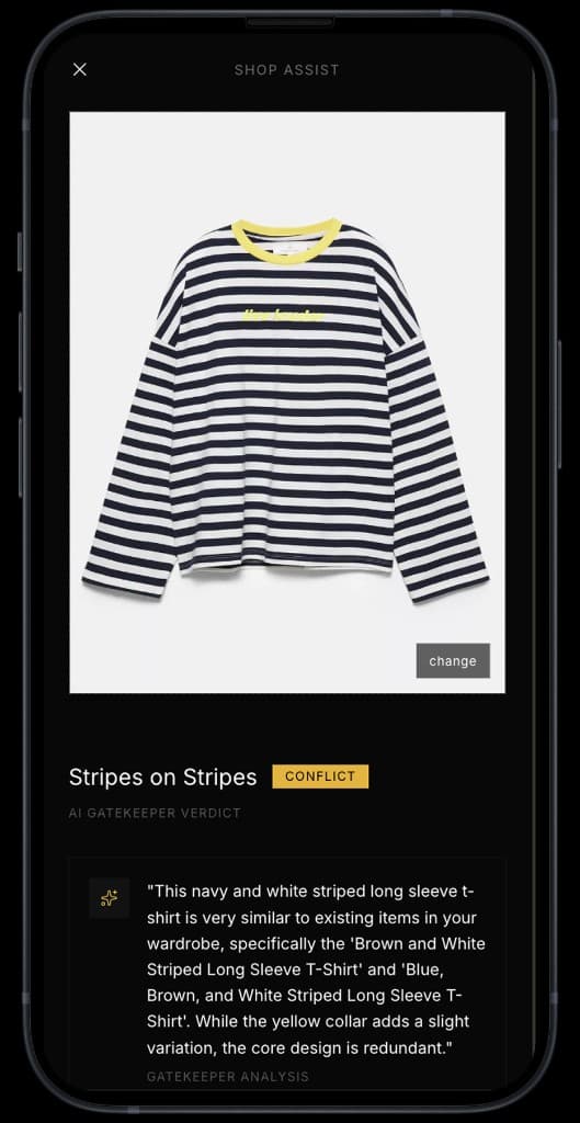 Shop assist iPhone mockup